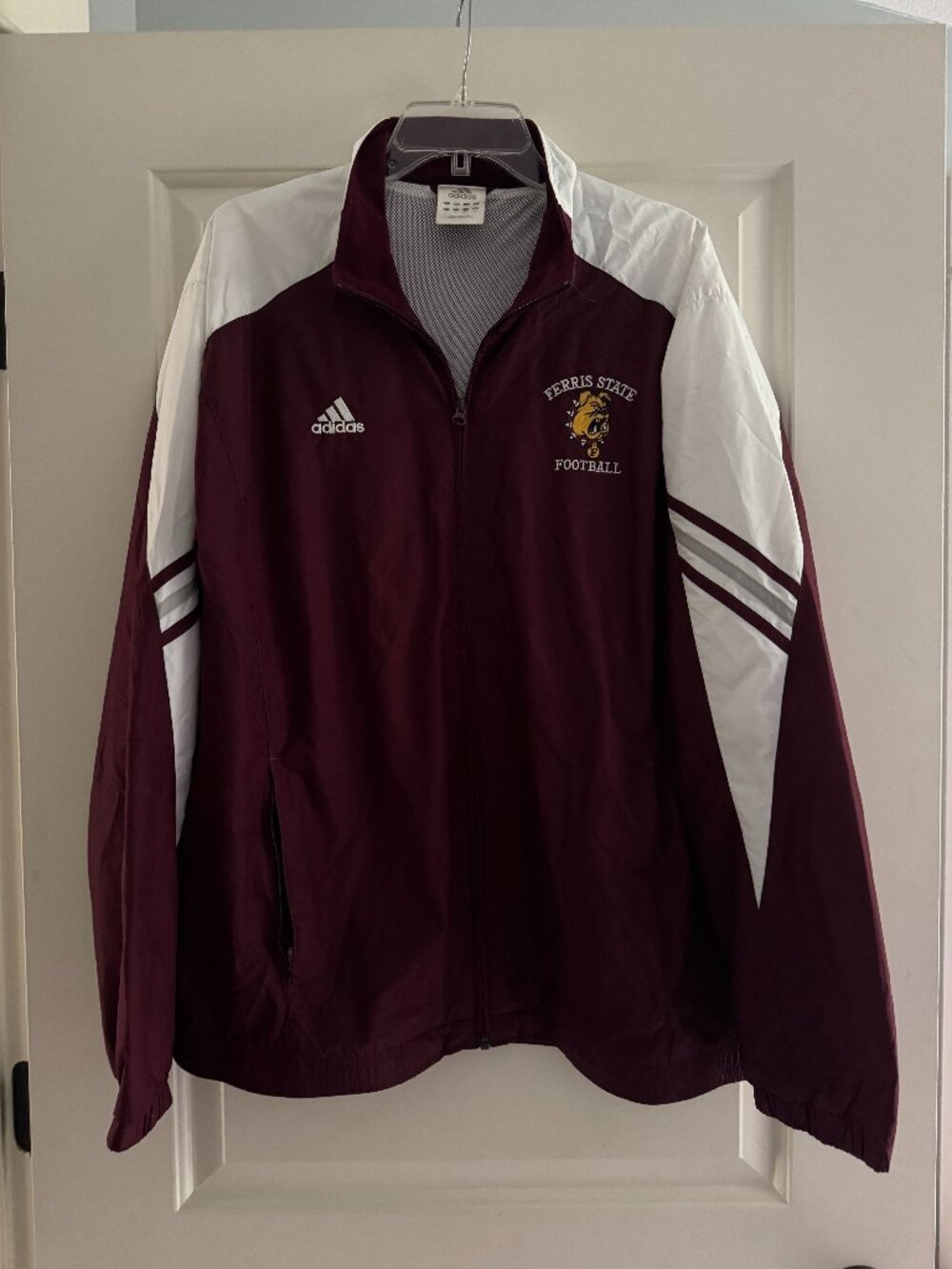 Ferris State Football Adidas Jacket  Size Large